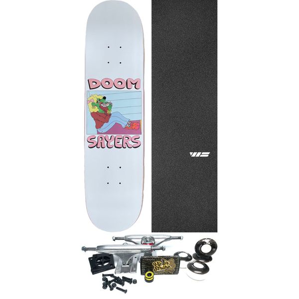 Doomsayers Club Lilkool Becky White Skateboard Deck - 8" x 31.75" - Complete Skateboard Bundle